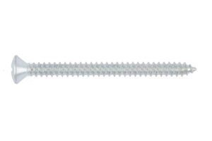 Tornillo rosca chapa, cabeza avellanada gota sebo acero H, forma C con punta