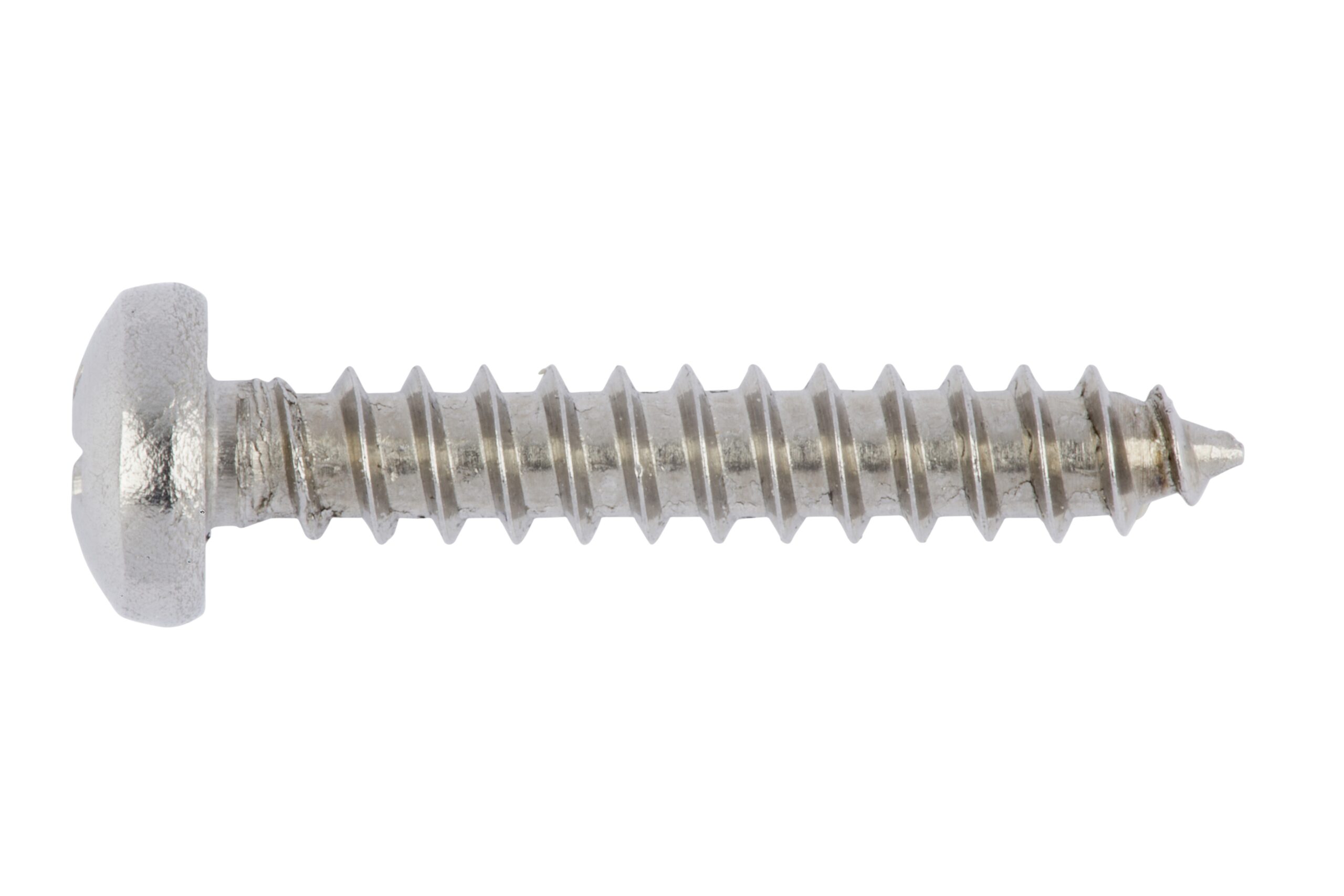 Tornillo rosca chapa, cabeza alomada acero inoxidableidable. A2, H forma C