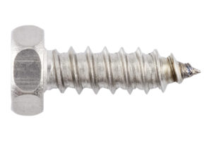 Tornillo rosca chapa, cabeza hexagonal acero inoxidableidable. com. A2, C punta