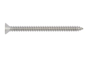 Tornillo rosca chapa, cabeza avellanada A2 acero inoxidableidable. cbza. avellanada H forma C