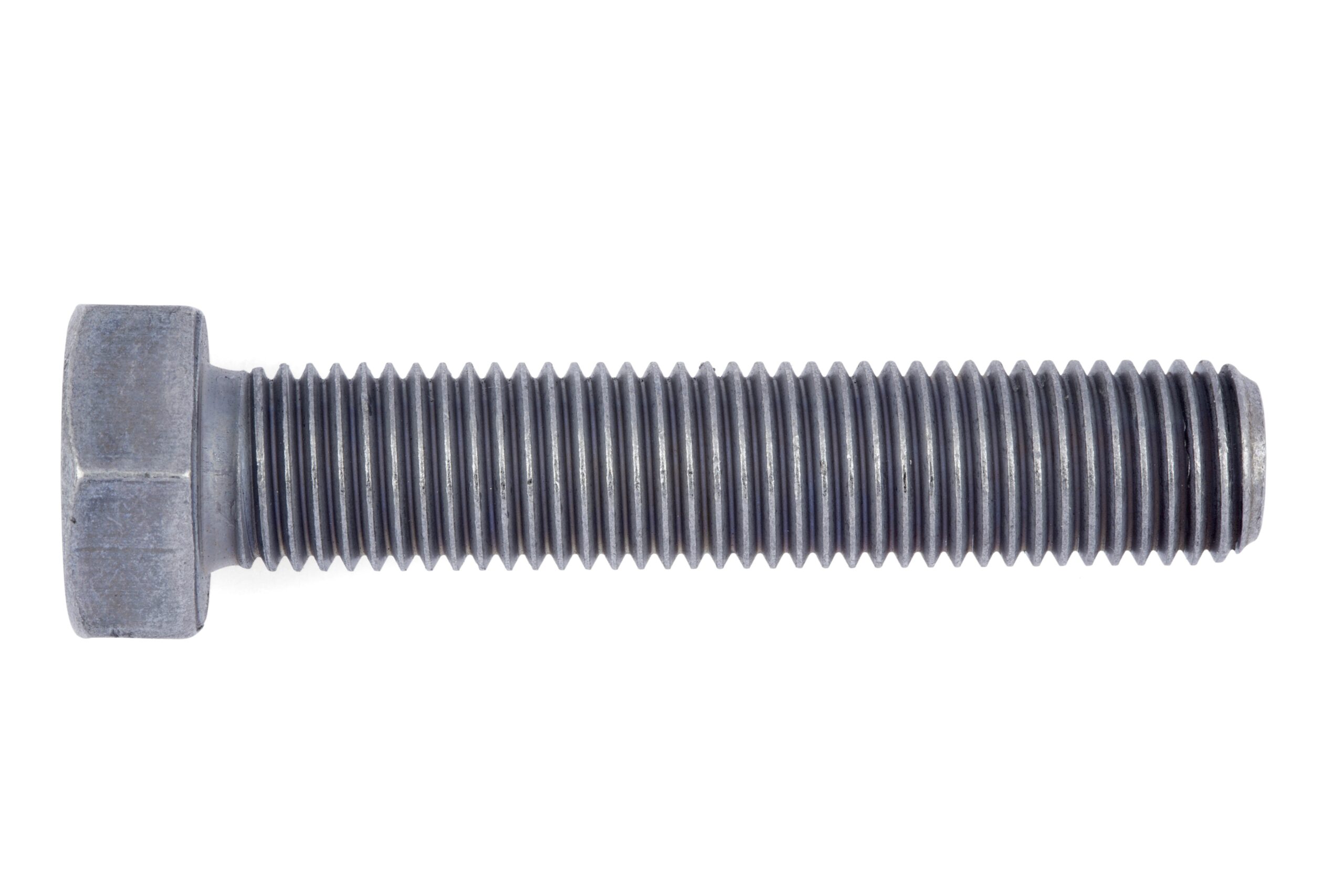 Tornillo cabeza hexagonal rosca fina completa acero 10.9 -niquelado, rosca fina