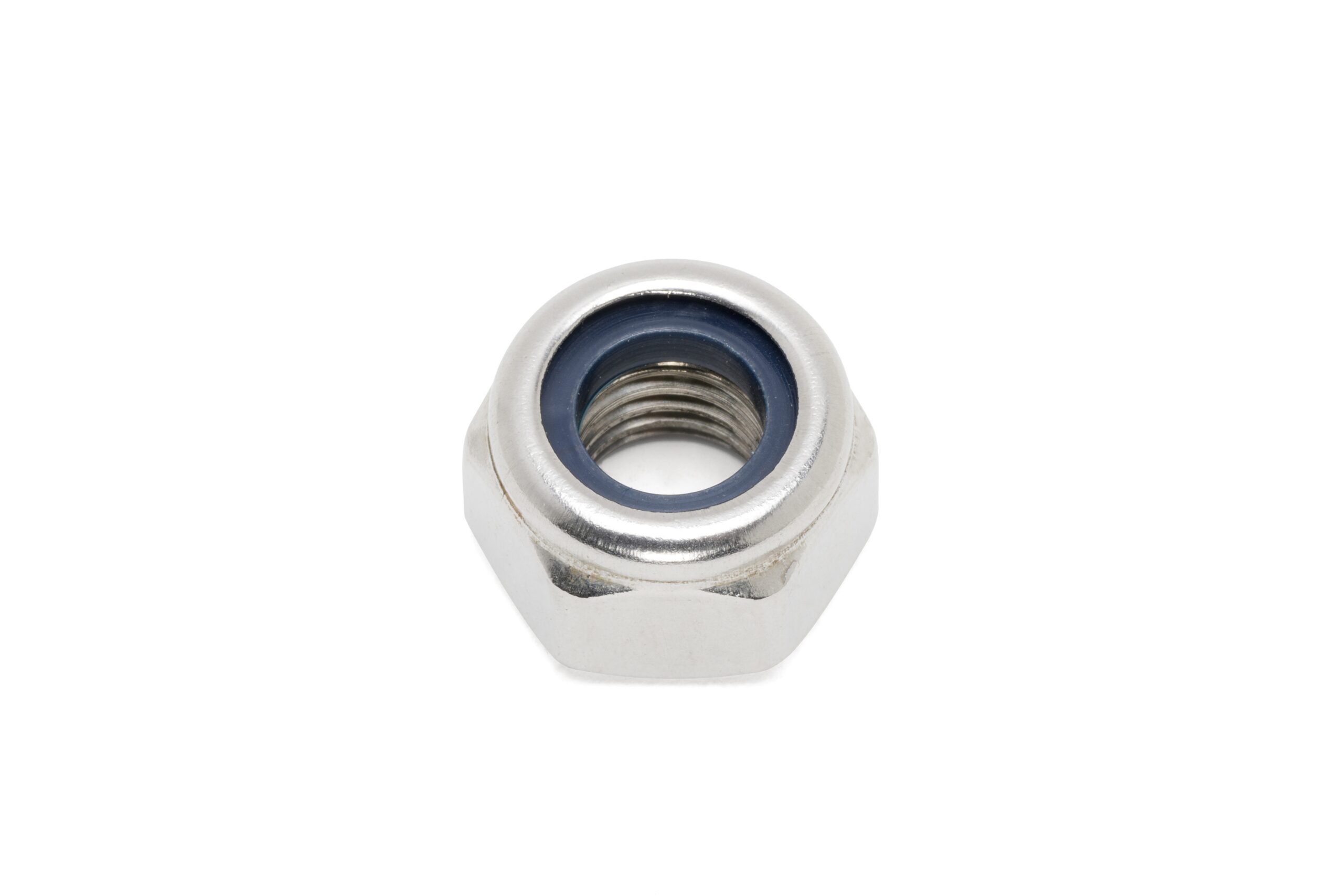 Tuerca hexagonal, autobloqueo, perfil alto acero inoxidableidableidable A2