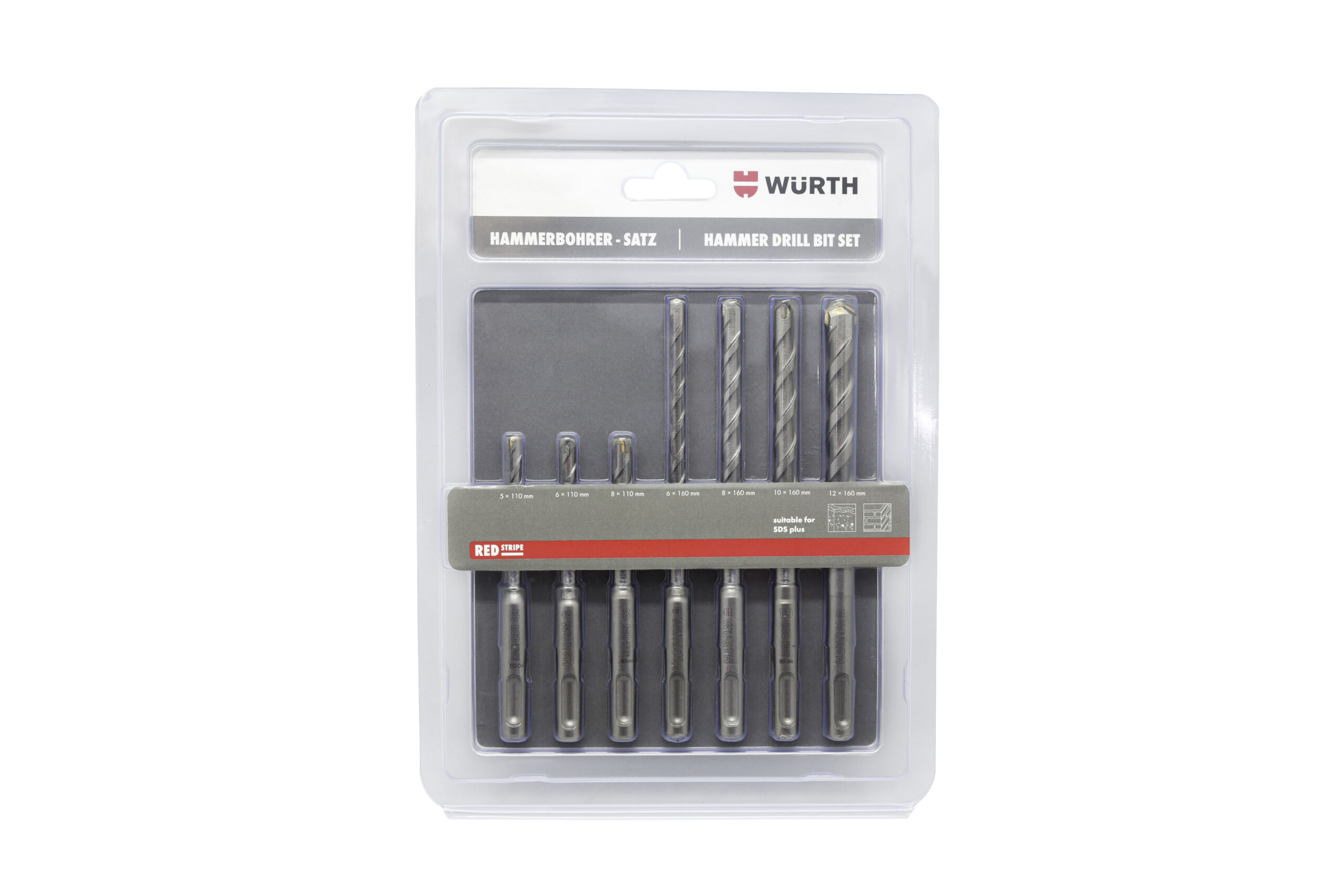 Martillo percutor Plus REDSTRIPE 7 piezas