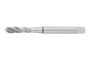 Macho de roscar a máquina HSCo azul forma C
