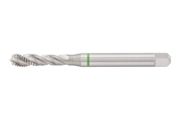0655012 Macho de roscar a máquina HSCo verde forma C