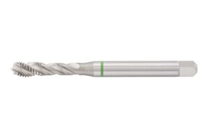 Macho de roscar a máquina HSCo verde forma C