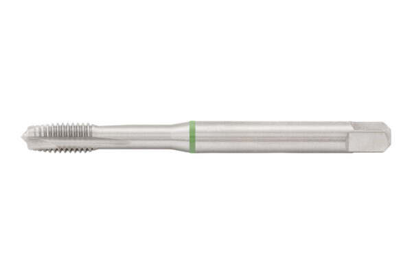 Macho de roscar a máquina HSCo verde forma B