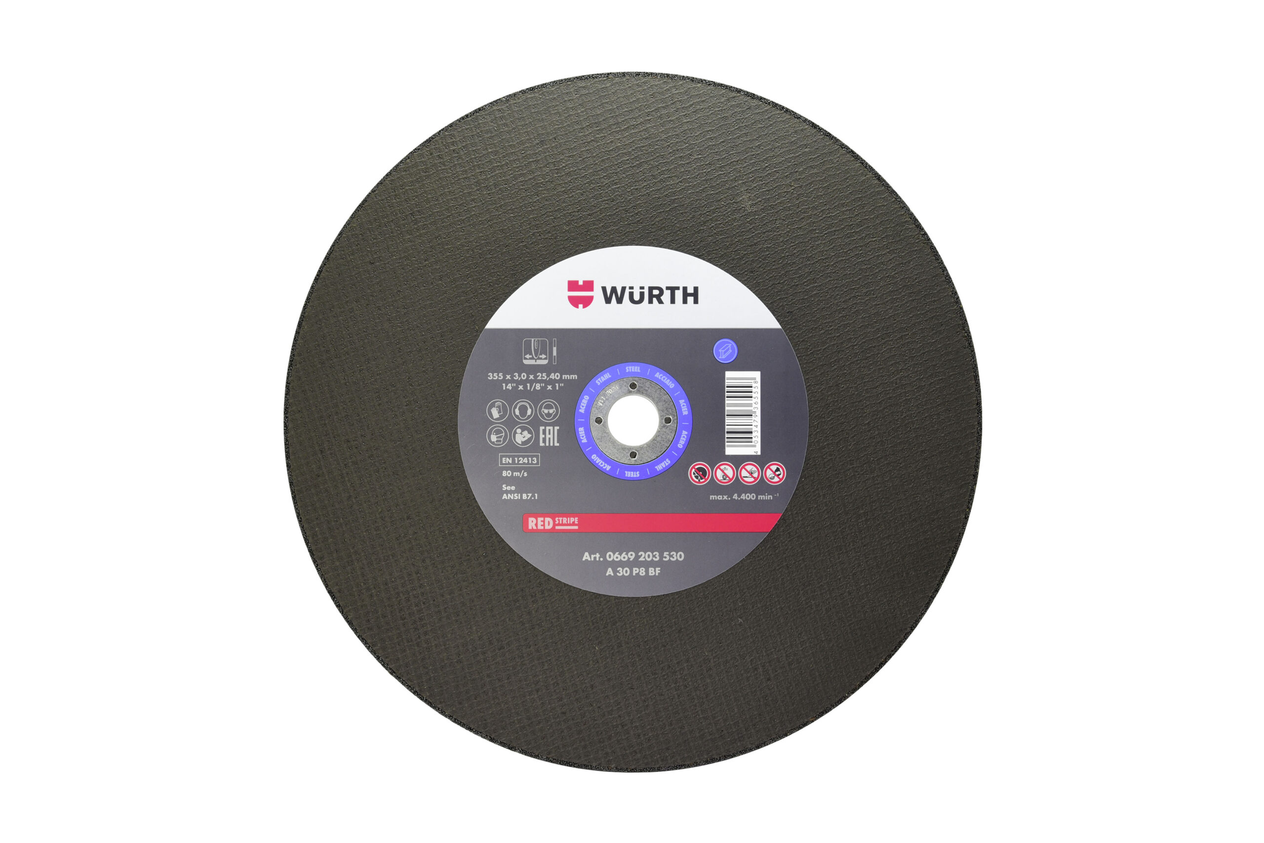 Cutting disc for steel REDSTRIPE LONGLIFE