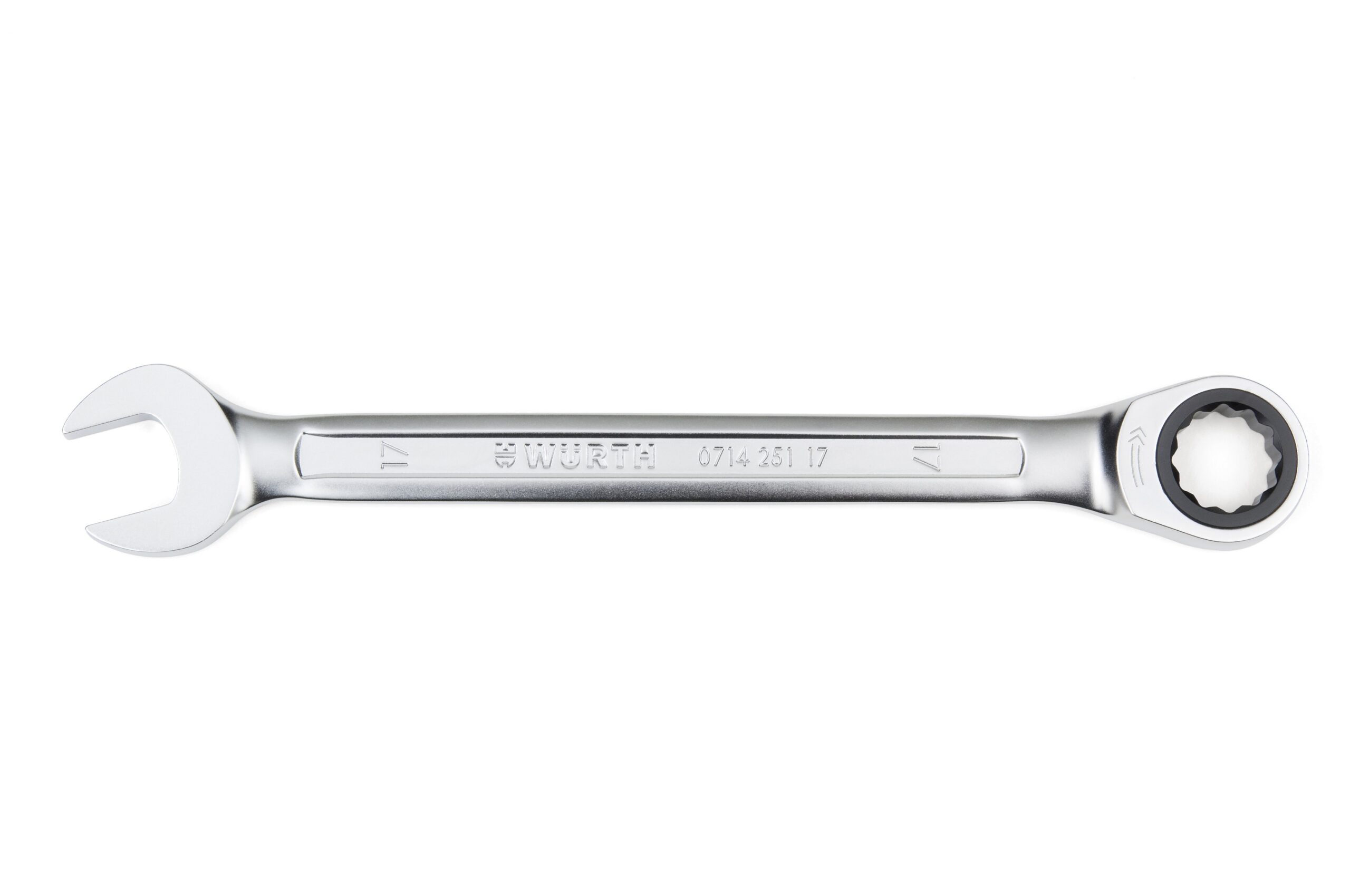 Llave combinada de carraca métrica, recta