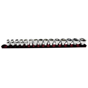 Set vaso espiral per. bajo hexagonal 3/8 pulg. 16 piezas