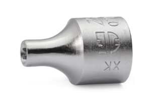 Llave de vaso de 3/8 pulg. TX exterior corta