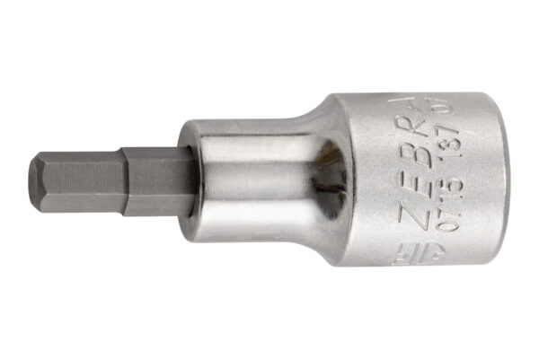 Llave de vaso de 1/2 pulg. hexágono interior métr