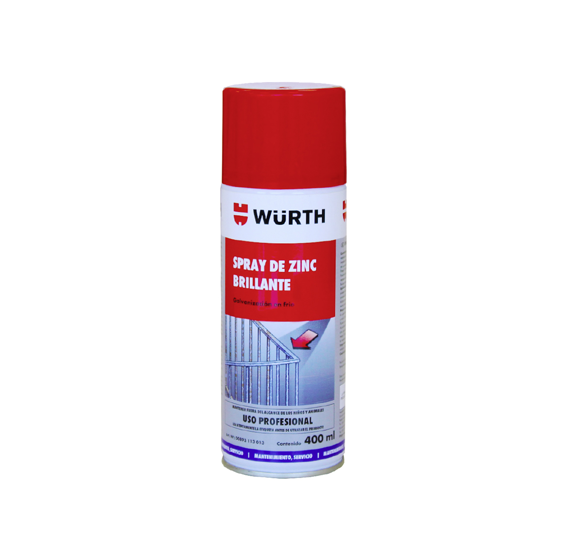 Spray de zinc brillante
